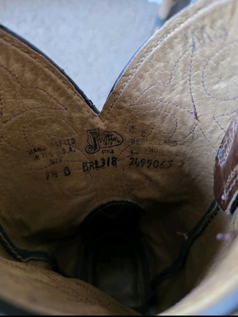 Justin Women’s Boots Style BRL318 Size 7 1/2 B - Picture 13 of 13